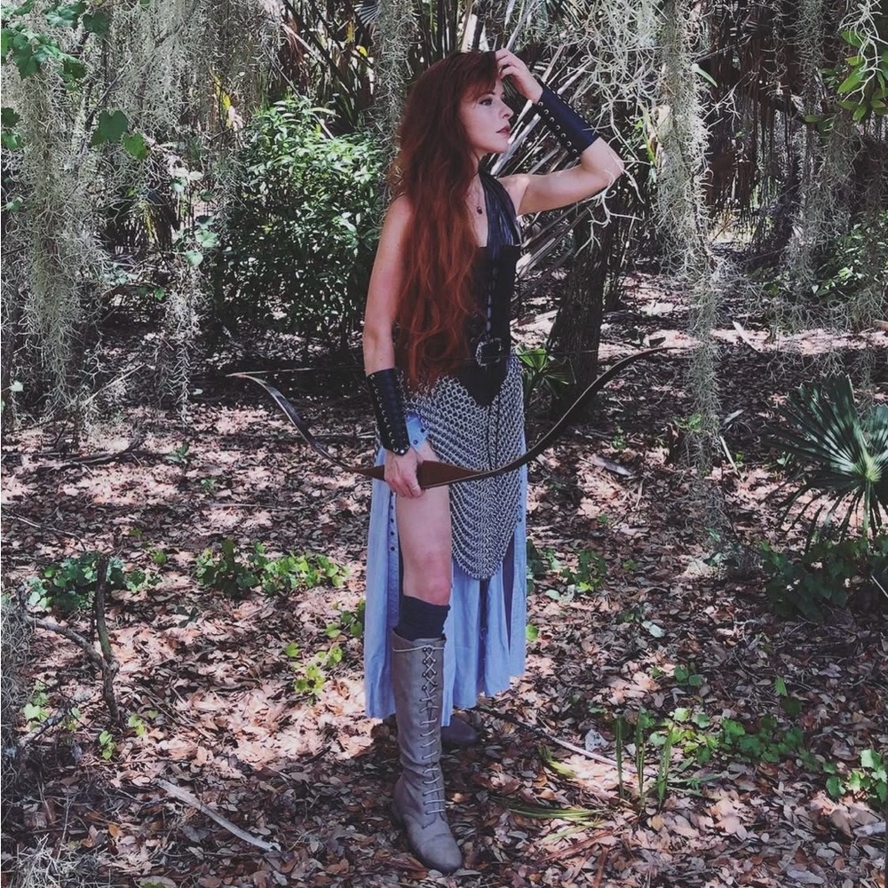 Silver Chainmail Skirt Belt - Fully Adjustable Knight / Viking Armor - Picture 3 of 8